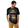 Chimpanzee Gorilla Monkey All Over Print Uni-Sex T-Shirt