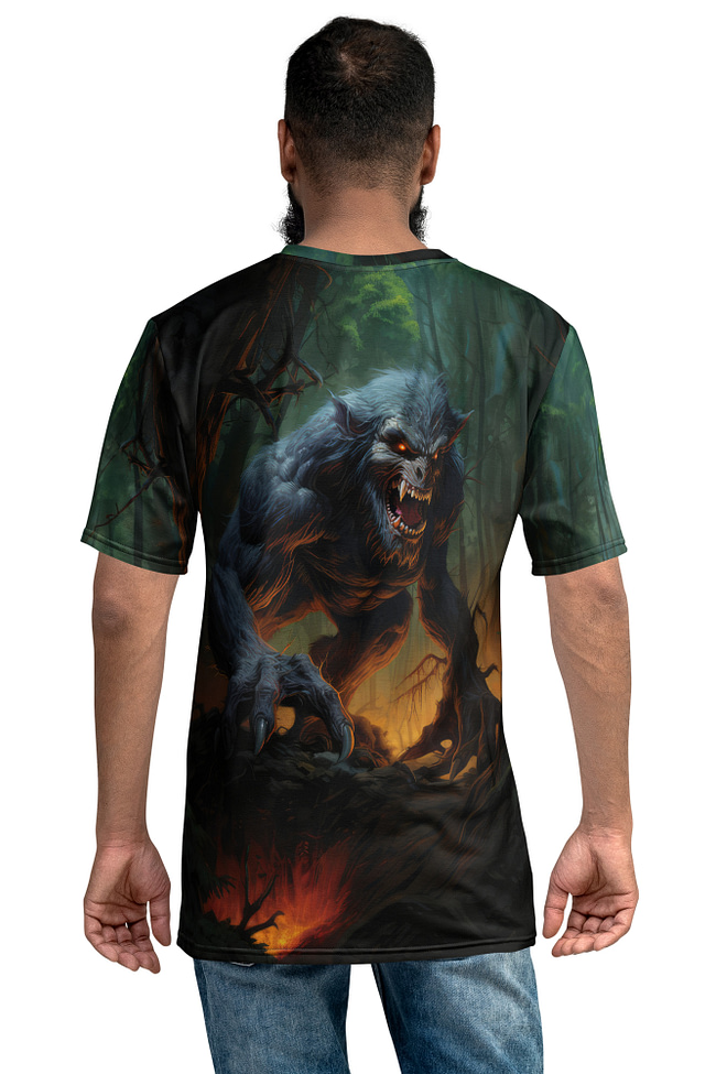 Werewolf Horror All Over Print T-Shirt