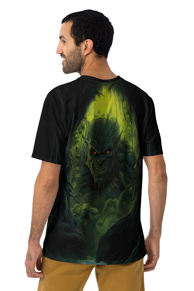 Green Monster Horror All Over Print T-Shirt